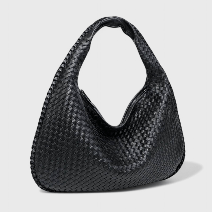 Anna – Braided bag – Black