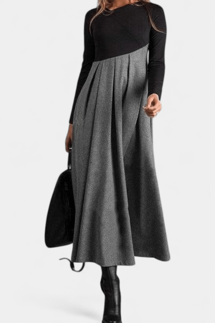 Asta – Airy maxi dress – Dark Green / S