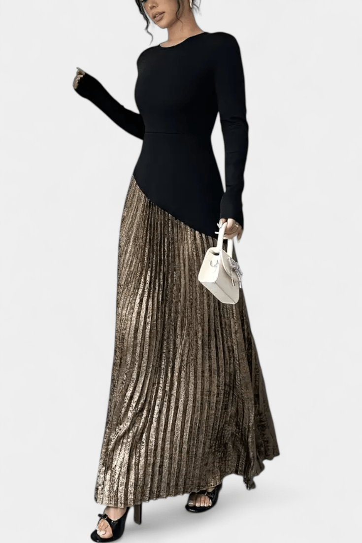 Elin – Colour block dress – S