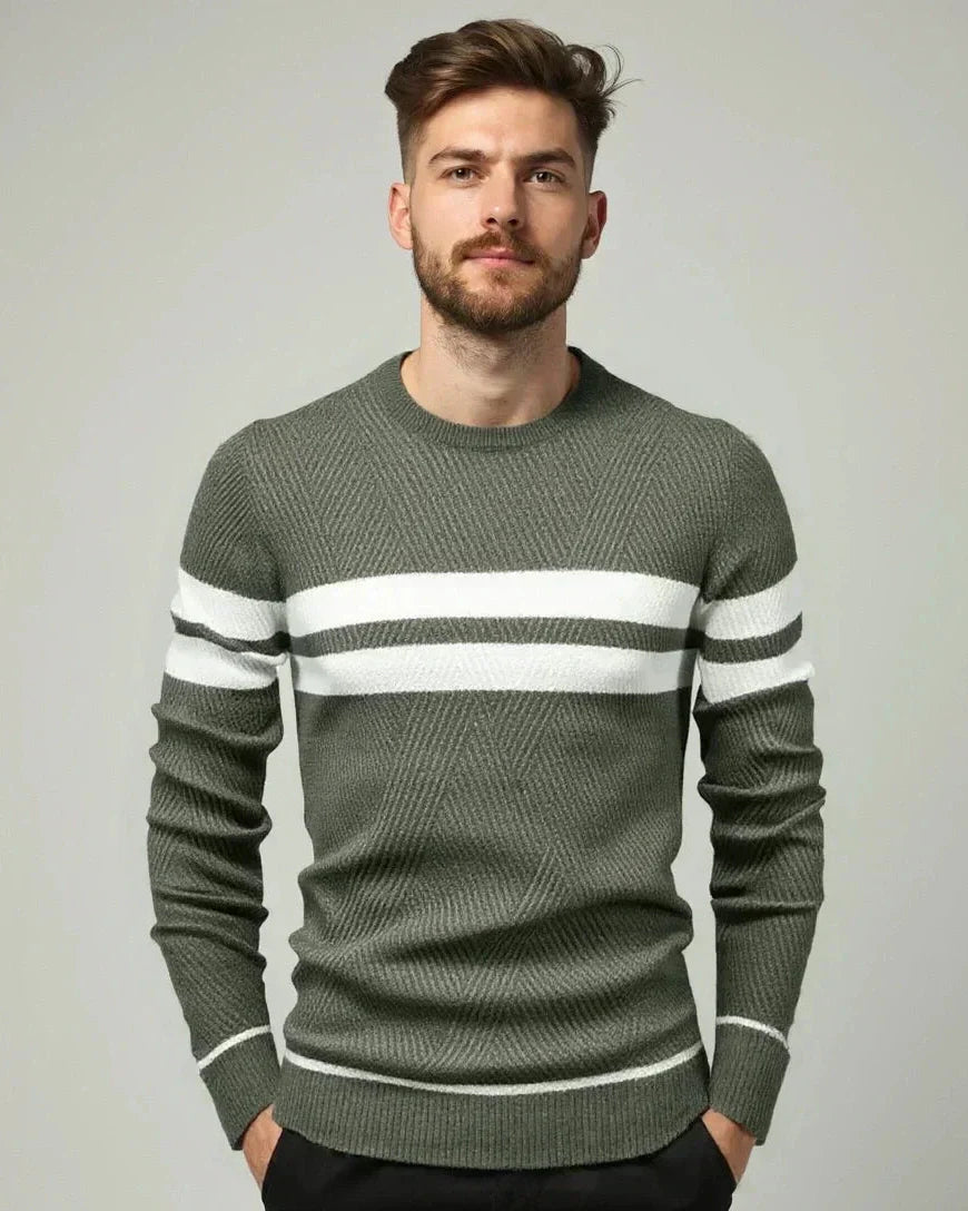Jonas M. – Comfortable Jumper – Dark Blue / S
