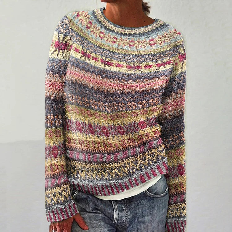 Keira – Vintage Icelandic Knit Jumper – S