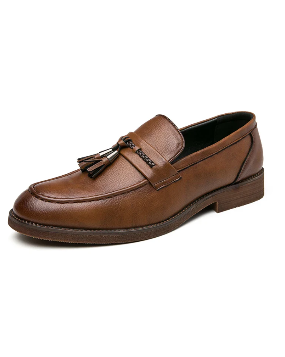 Leather Girl Loafers – Brown / 38