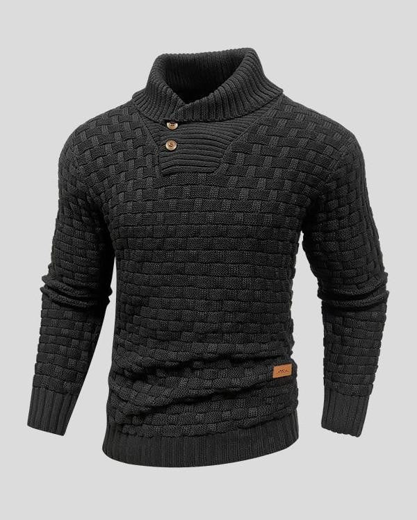 Laurin – Warm thermal Jumper – Black / S