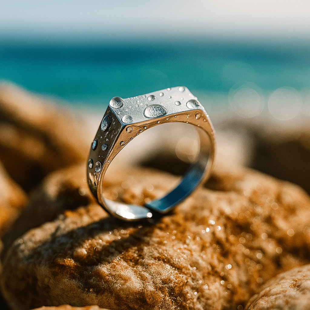 Maja – Geometric Ring – Silver / 15