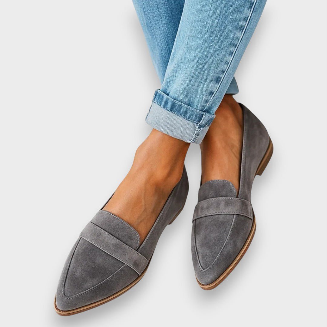Majken – Supportive Moccasins – Grey / 35