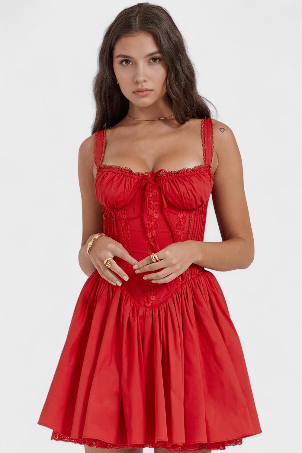 Malina – Mini dress – Red / XS