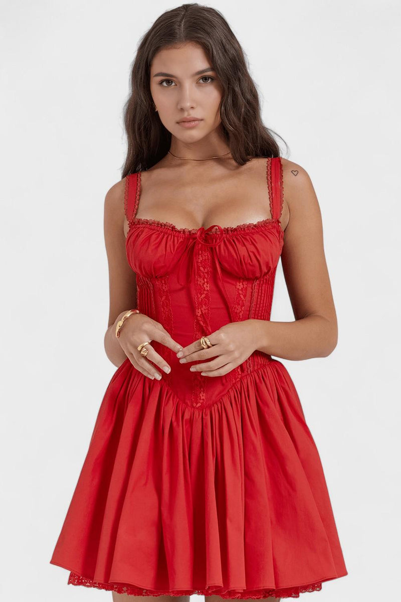 Malina – Mini dress – Red / XS