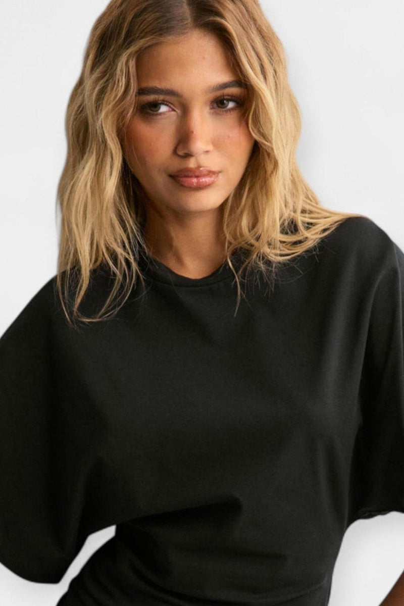 Sofia – Wide-sleeved T-shirt – White / XS