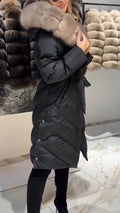 AURELIA™ | Long Coat with Fur