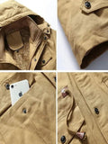 Adrian – Fleece Bomber Jacket – Khaki / L