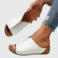 Agnes – Supportive Sandals – White / 38