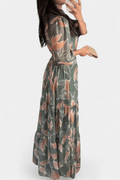Aïsha – Maxi dress – Green / L