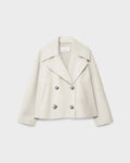 Alberte – Double-breasted jacket – Beige / M