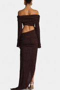 Alberte – Maxi dress – Beige / S