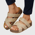 Albertha – Supportive Sandals – Brown / 36