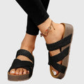 Albertha – Supportive Sandals – Brown / 38