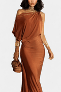 Albertha – Pleated Dress – M