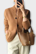 Alissa – Cardigan – Caramel Brown / S