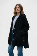 Amalie – Elegant velvet jacket in luxurious design – Bordeaux / M