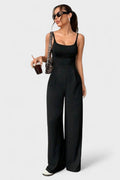 Amalie – Luxury jumpsuit – Black / XS
