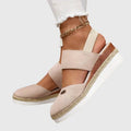 Amalie – Supportive Sandals – Beige / 38