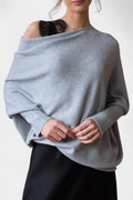 Andrea – Off-shoulder shirt – Green / XL