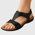 Andrea – Supportive Sandals – Grey / 38