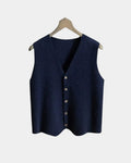 Andreas – The wool gilet – Black / M