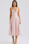 Pink floral print