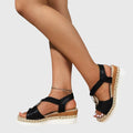 Anna – Supportive Sandals – Brown / 38