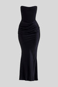 Ansa – Maxi dress – Black / S