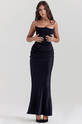 Ansa – Maxi dress – Black / M