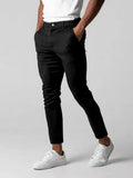 Anton – Adjusted Elastic Pants – Dark Blue / XL