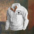 Armand – Exclusive ranch sweatshirt for men – Khaki / XL