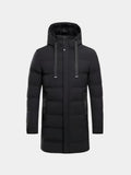 Aron – Long puffer jacket – Black / M