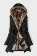 Astrid – Elegant winter coat – Black / S
