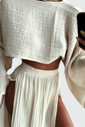 Astrid – Long sleeve set – Sage Green / XL