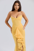 Augusta – Maxi dress – Yellow / M