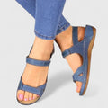 Birgitte – Comfort Sandals – Grey / 39