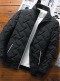 Brady – Stylish winter jacket – Black / 3XL
