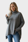 Brigitte – Long shirt – Sea Blue / M