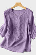 Camilla – Stylish shirt – Purple / S