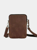 Carl – Minimalist Leather Shoulder Bag – Brown