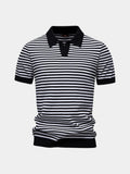 Carsten – Corsaire White Polo – Black / S