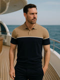 Casper – Velor Tanné Polo – Military Green / M