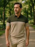 Casper – Velor Tanné Polo – Military Green / XL