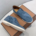 Casual Suede Loafers – Beige / 39