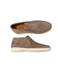 Casual Suede Loafers – Beige / 38