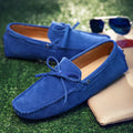 Casual Suede Summer Loafers – Blue / 40