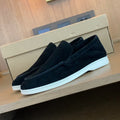 Chic Suede Loafers – Black / 40